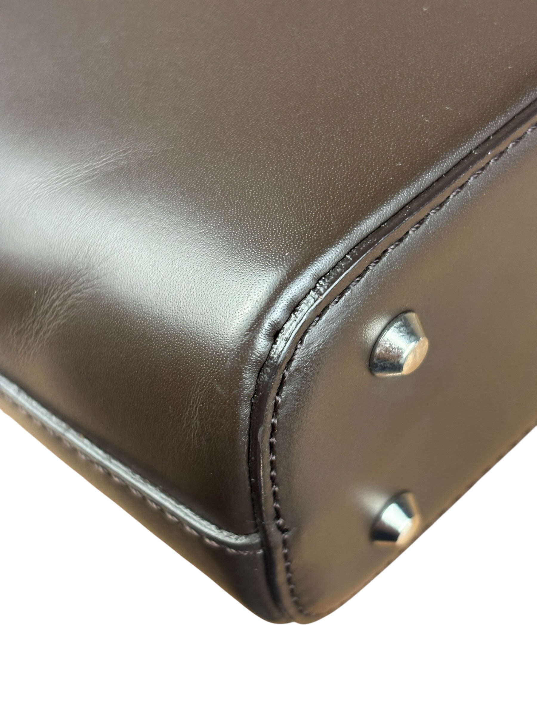 Burberry Brown Leather Shoulder Bag