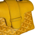 Goyard Mini Goyardine Soft Saigon Top Handle Bag Yellow