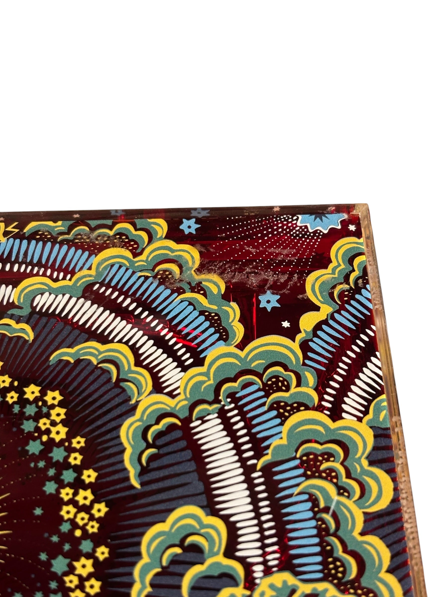 Valentino Plexiglass Volcano Box Clutch 2016
