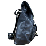 Coach black Leather Backpack