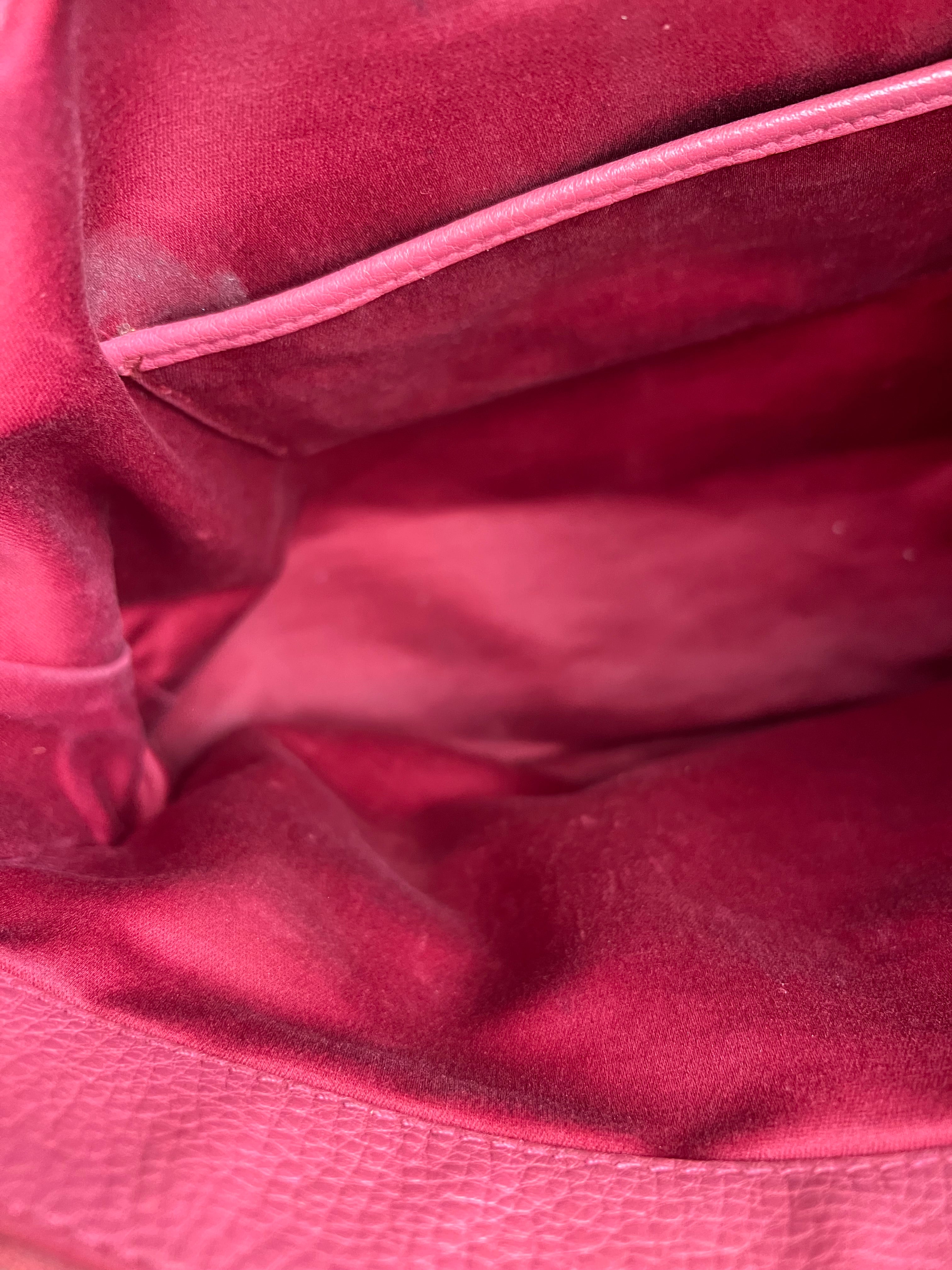 Miu Miu Pink Leather 2Way Tote Bag