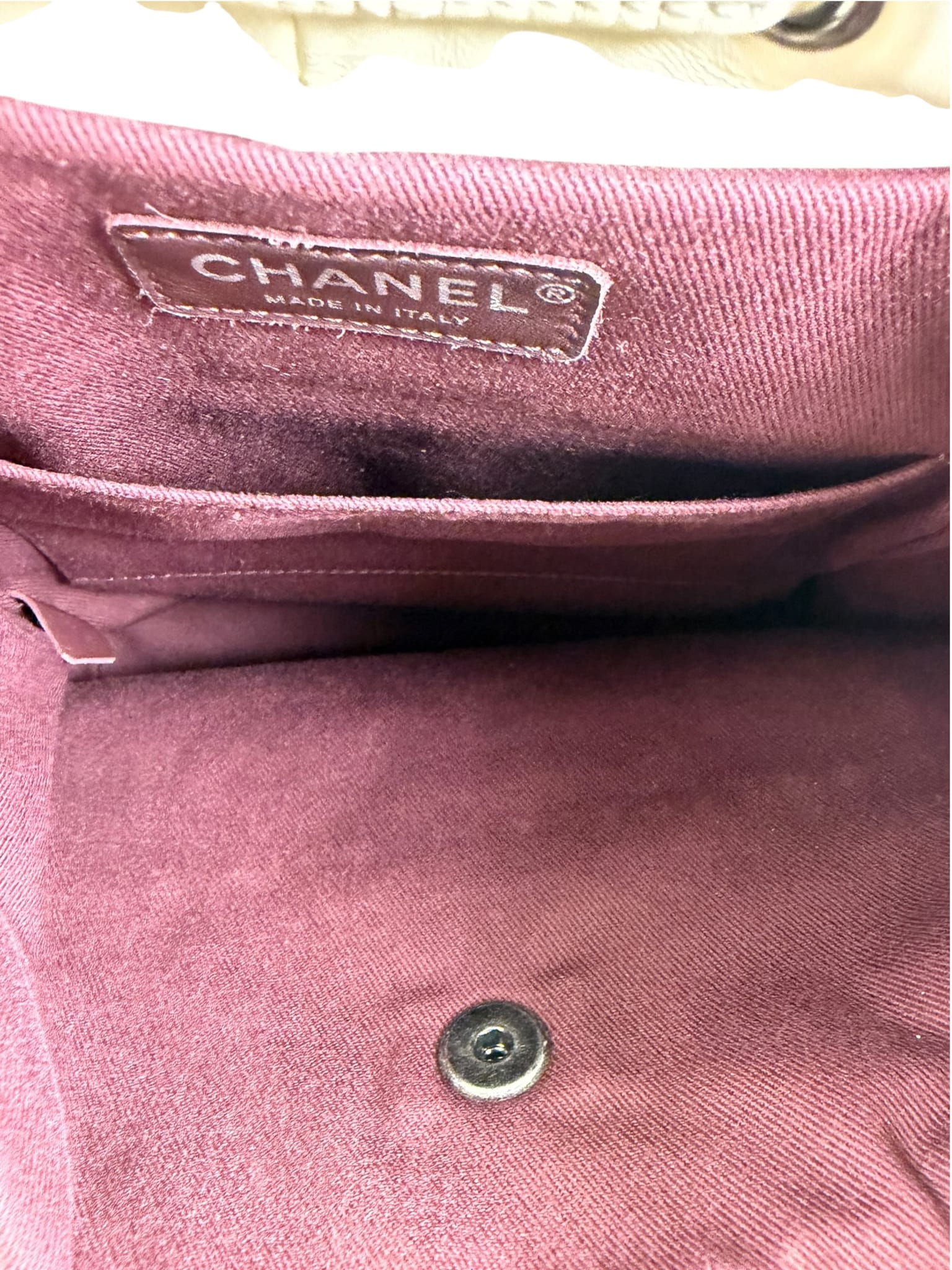 Chanel Cream Quilted Shearling Mountain Paris-Salzburg Small Backpack 2015