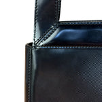 Celine Vintage Patent Logo Shoulder Bag