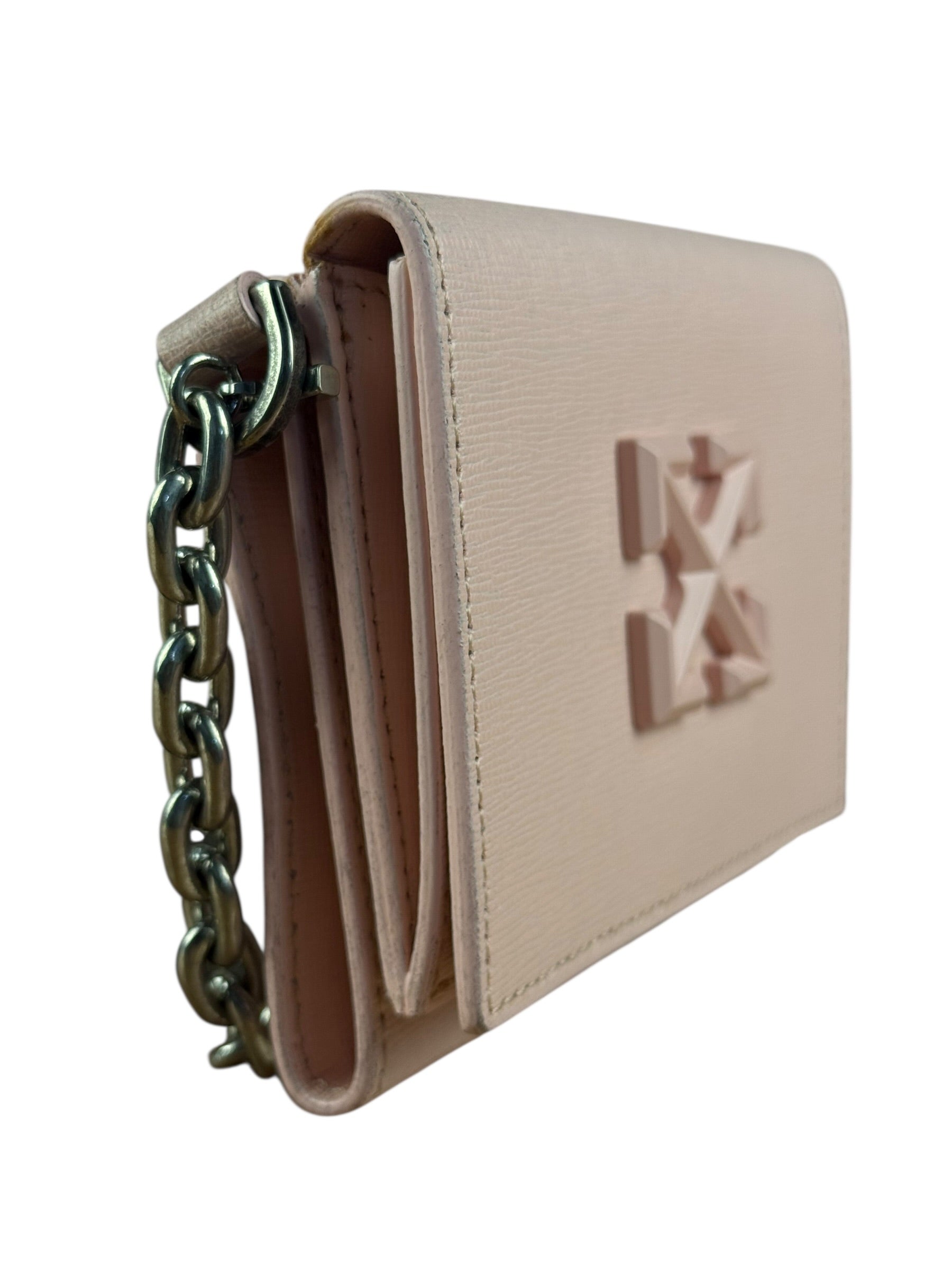 Off White Pink Jitney 0.5 Crossbody Bag