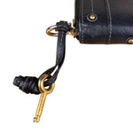 Chloé Black Leather Paddington Long Wallet