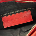 Balenciaga Fuchsia Leather Le City Crossbody