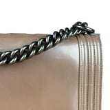 Chanel Pink Glazed Calfskin M Boy Bag 2012