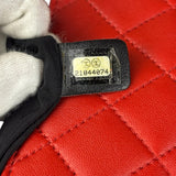 Chanel Red/Blue Grosgrain Ribbon Trim Shoulder Bag-1987