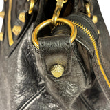Balenciaga Black Leather Giant 12 City Bag
