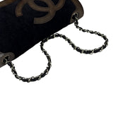 Chanel Sport Line Terrycloth Black Flap Bag 2008