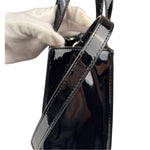 Off-White Black Patent Leather Kids Butterfly Bookish Two-Way Bag