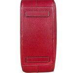 Prada Red Leather Bowling Shoulder Bag