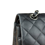 Chanel Classic Quilted Black Double Flap Bag 2003