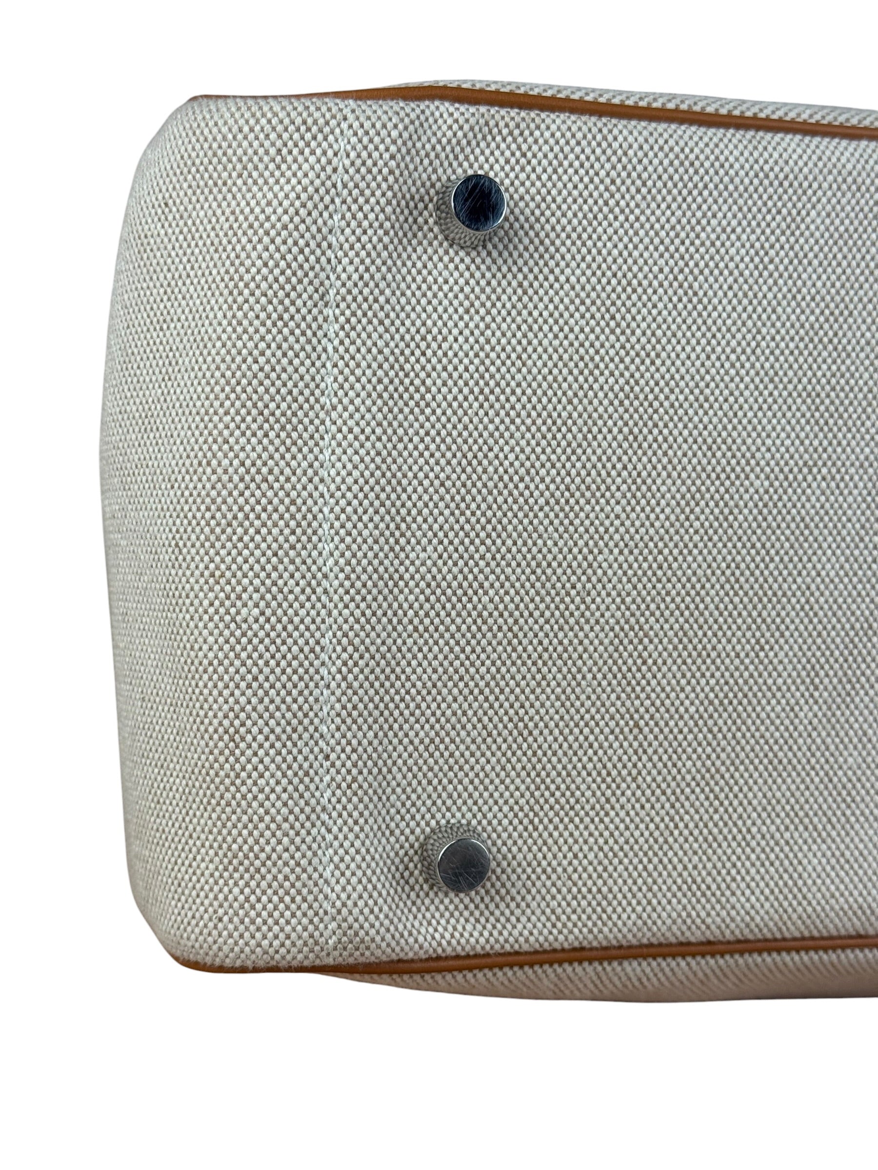 Hermes Toile Swift Canvas/Leather Lindy 30 Beige/Brown 2007