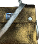 Christian Dior Diorever Gold Leather 2Way Handbag