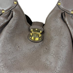 Louis Vuitton Brown Leather Mahina Hobo Bag