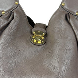 Louis Vuitton Brown Leather Mahina Hobo Bag