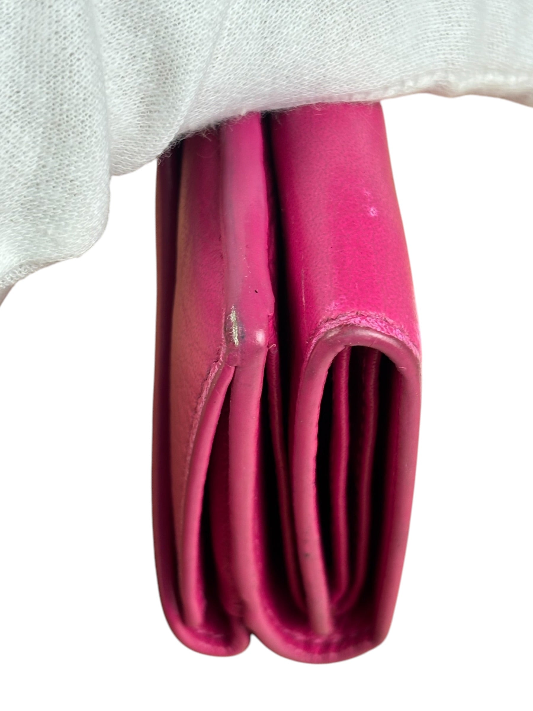 Balenciaga Hot Pink Papier Mini Wallet