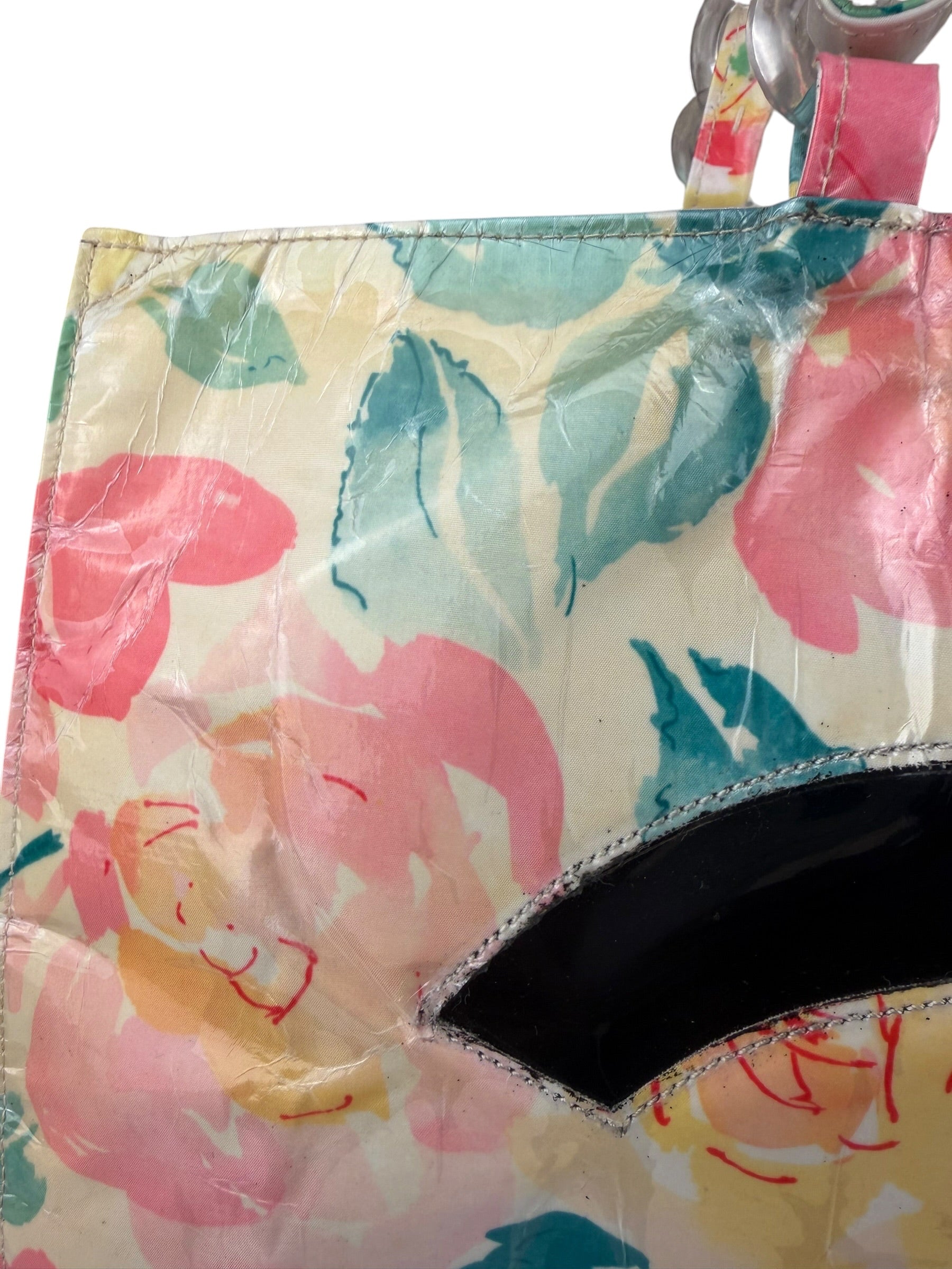 Chanel Floral Print CC Vinyl Tote 1994