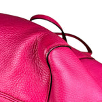 Gucci Hot Pink Pebbled Leather Swing Tote