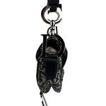 Christian Dior Black Trotter Medium Saddle Shoulder Bag