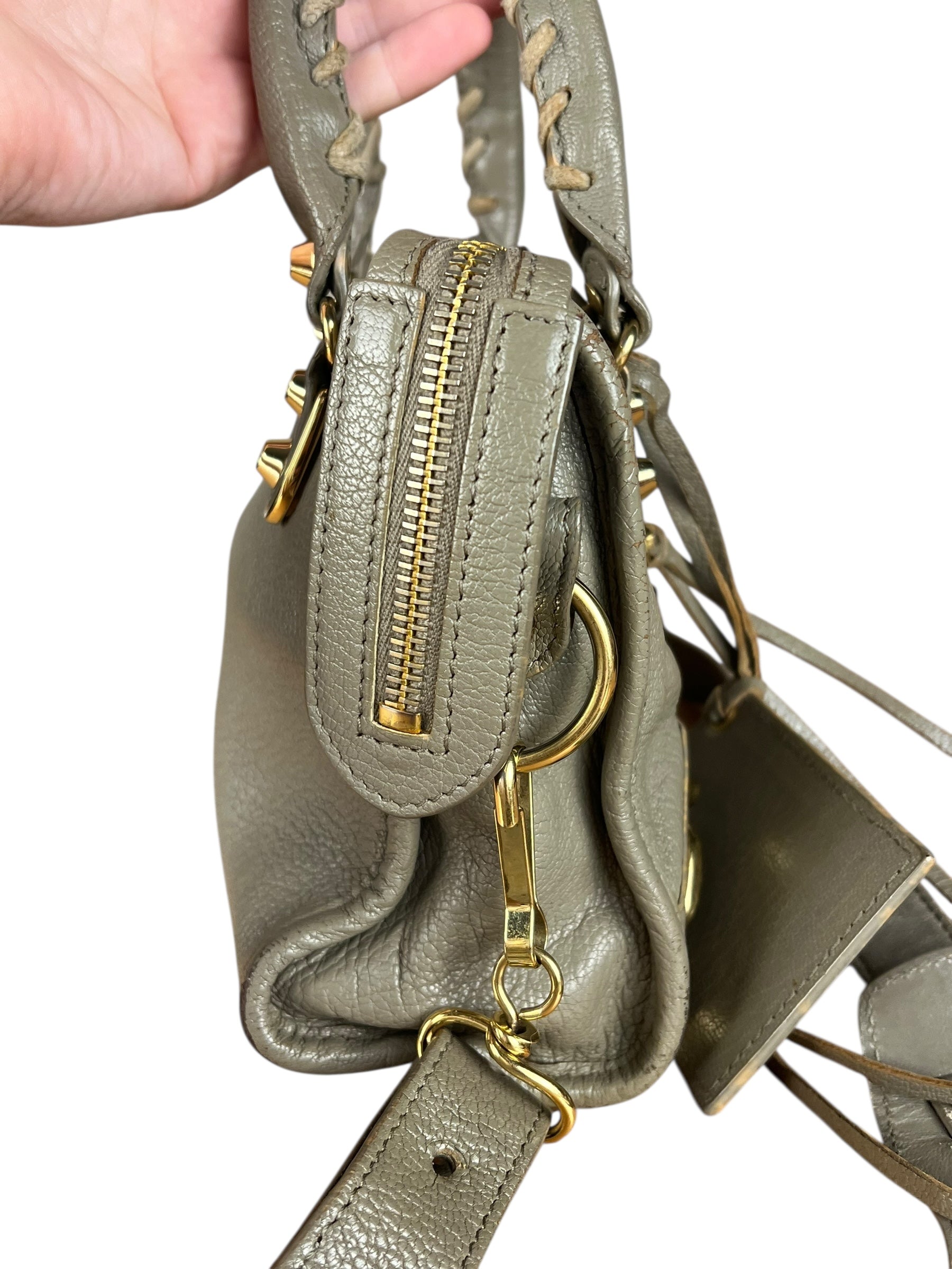 Balenciaga Mini Classic City Bag Grey