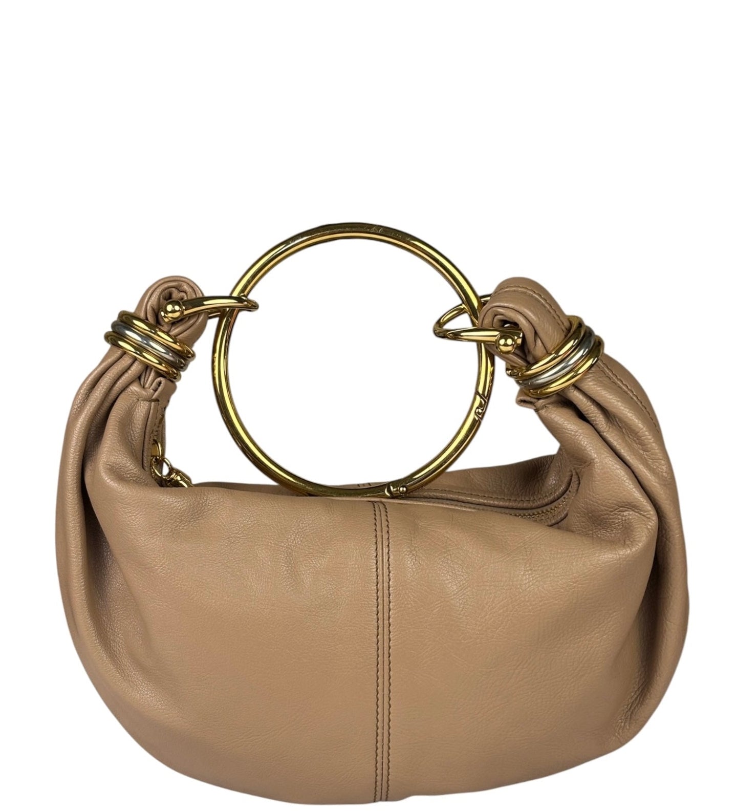 Chloe Woodrose Leather Small Bracelet Hobo Bag