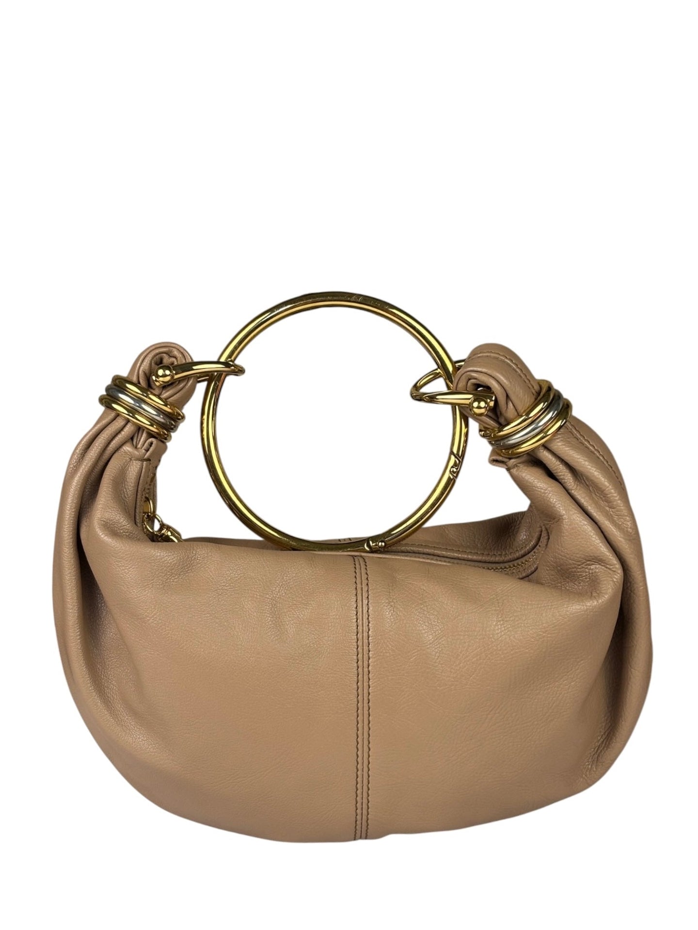 Chloe Woodrose Leather Small Bracelet Hobo Bag