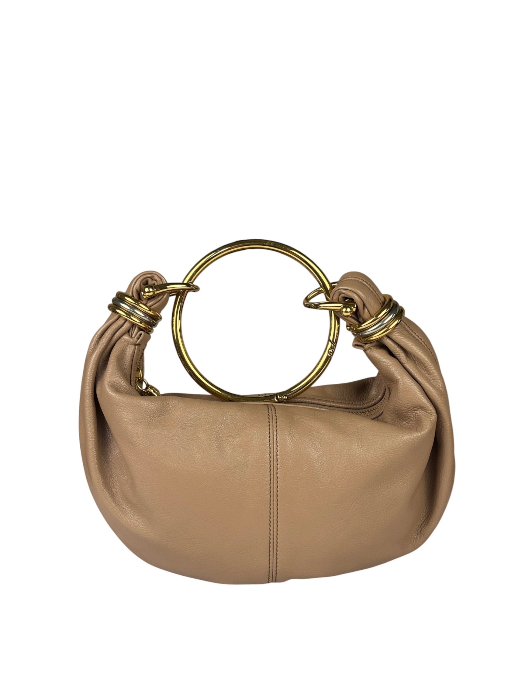 Chloe Woodrose Leather Small Bracelet Hobo Bag