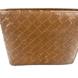 Bottega Veneta Brown Intercciato Bifold Wallet
