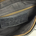 Balenciaga Black Moto Crossbody Bag