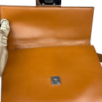 Fendi Brown/Cream Leather Jacquard FF Zucca Baguette
