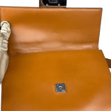 Fendi Brown/Cream Leather Jacquard FF Zucca Baguette