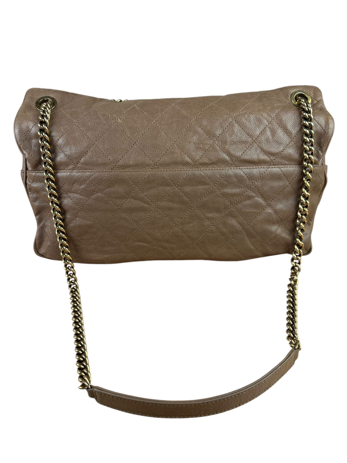 Chanel Brown Caviar Jumbo Easy Flap 2012