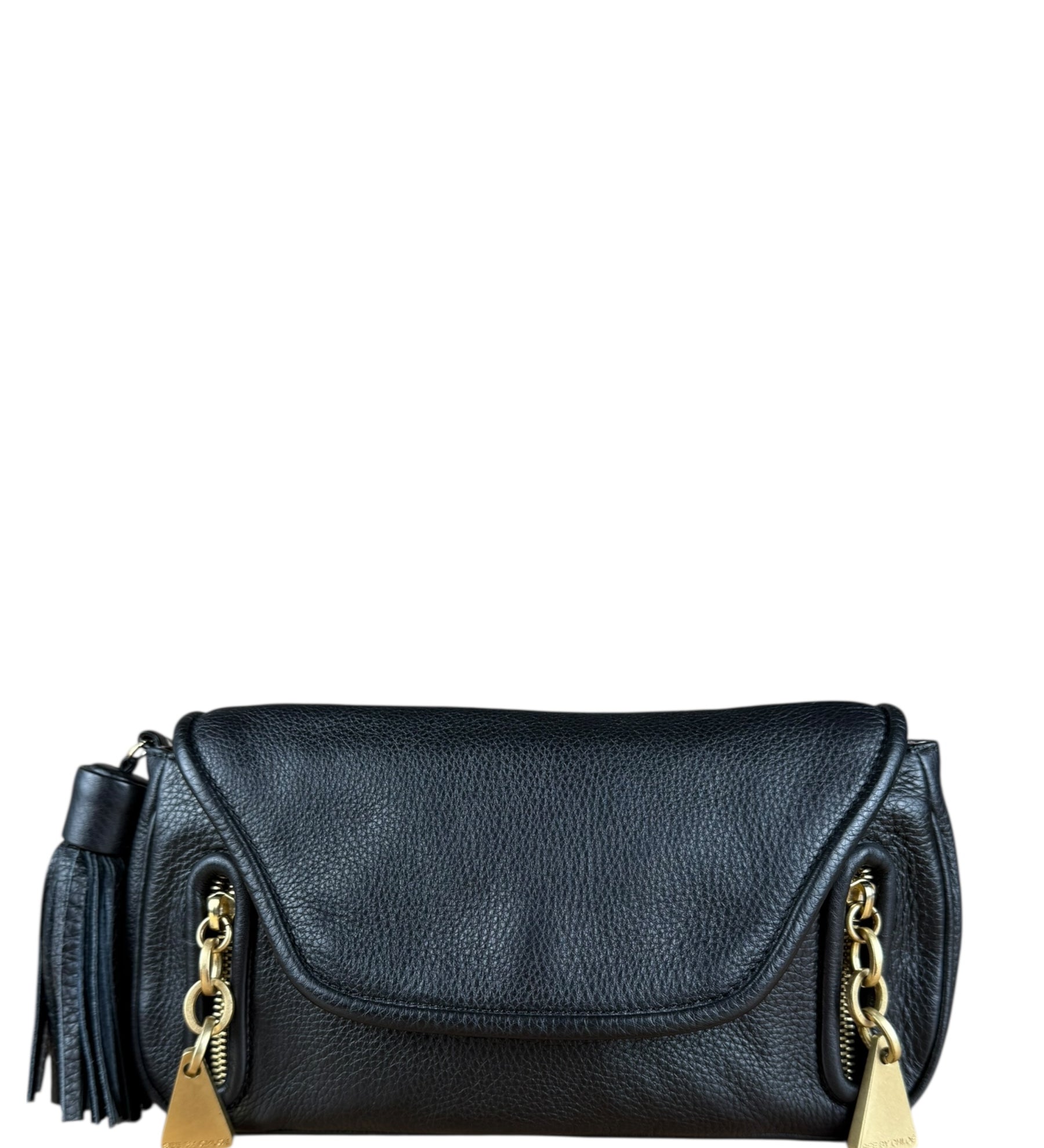See By Chloé Black leather Tassel Shoulder Bag