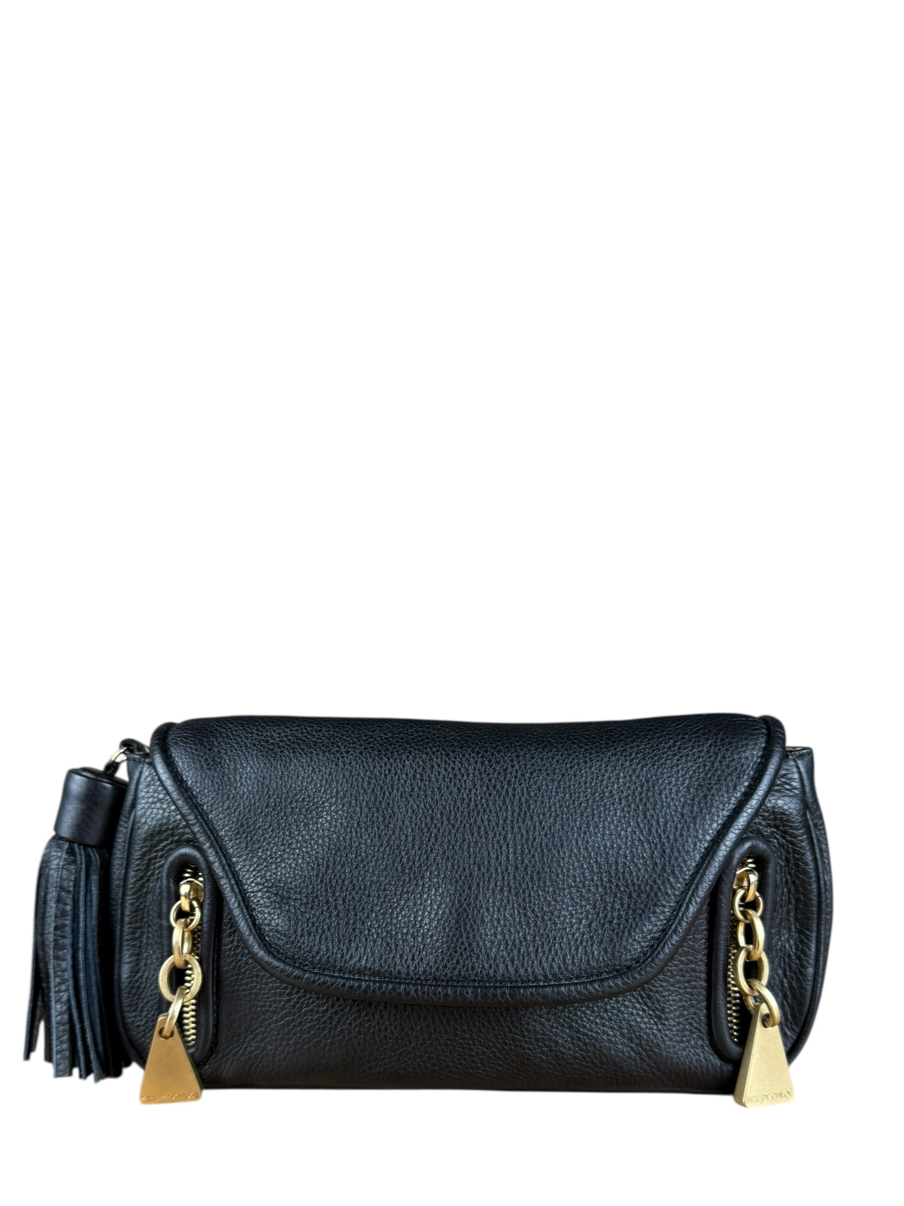 See By Chloé Black leather Tassel Shoulder Bag