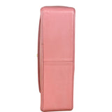 Chanel Vintage Pink Quilted Leather Trapezoid Flap Bag