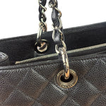 Chanel Black Caviar Quilted Large Shopping Tote 2012