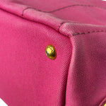 Prada Pink M Canapa Canvas Tote