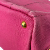 Prada Pink M Canapa Canvas Tote