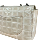 Chanel Vintage Beige Travel Line Classic Flap 2001