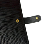 Louis Vuitton Black EPI Leather Agenda MM