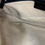 Gucci GG Black Chevron Leather Belt Bag