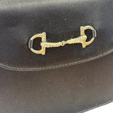 Gucci Vintage Satin Horsebit Top Handle Bag