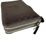 Gucci Diamante Leather Zippy Top Handle Organizer