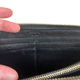 Prada Black Saffiano Leather Long Wallet