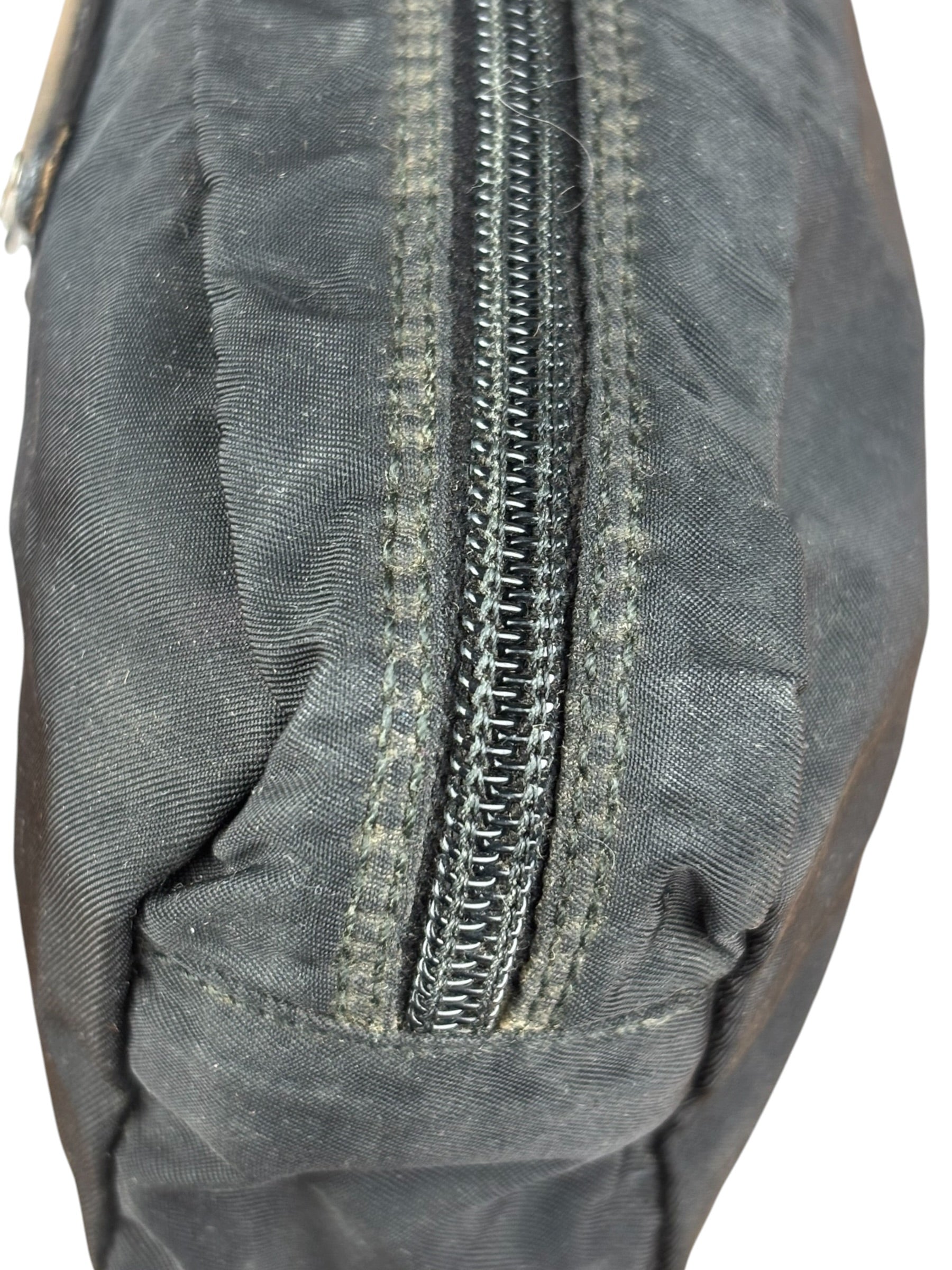 Prada Black Nylon Mini Travel Pouch