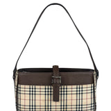 Burberry Brown Leather House Shoulder Bag