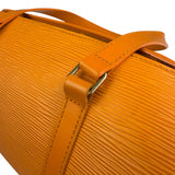 Louis Vuitton Orange Epi Leather Soufflot Handbag