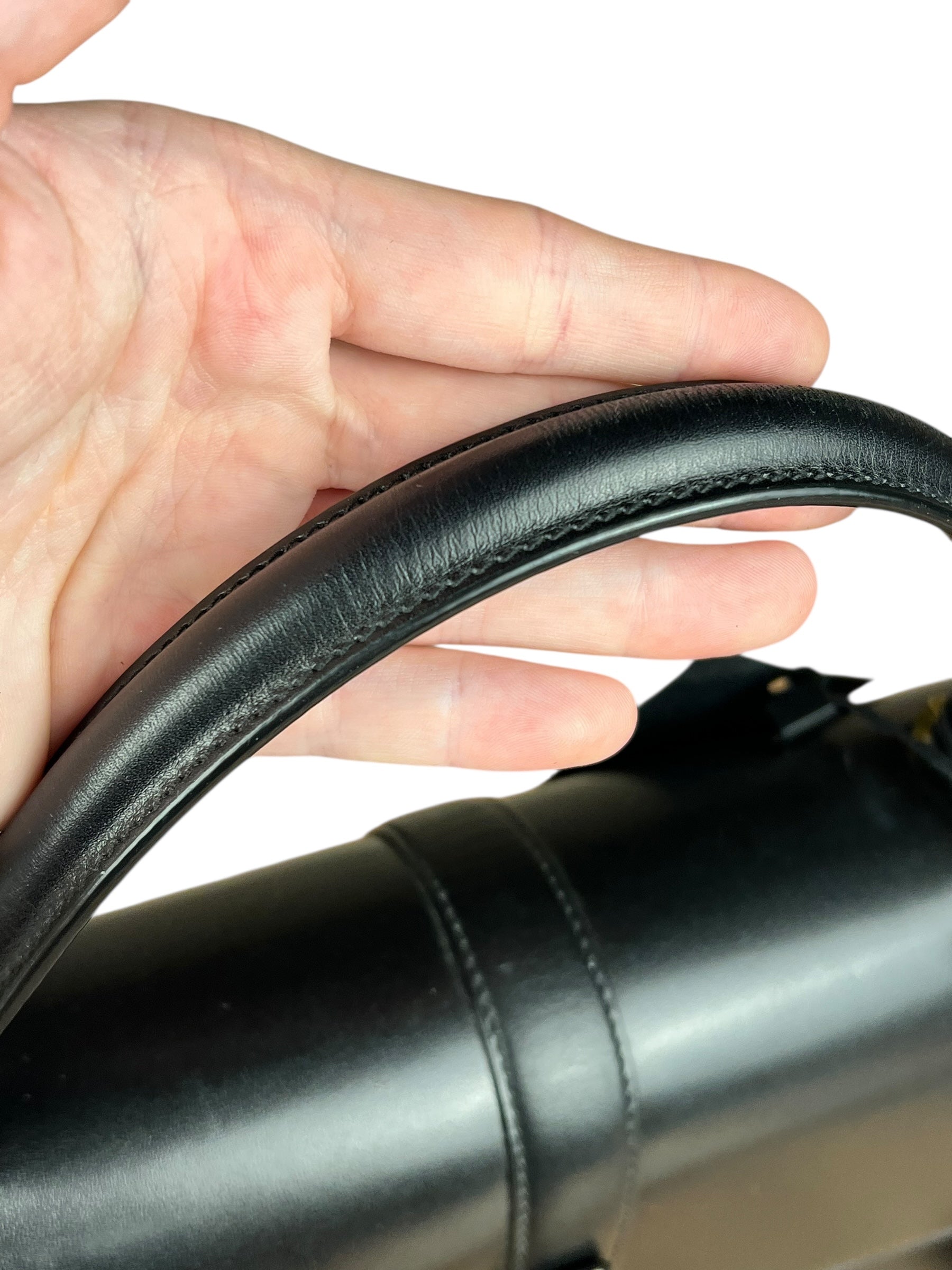 Saint Laurent Le Fermoir Top Handle 2Way Black